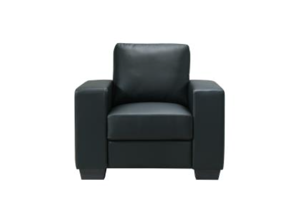 U801 Black PVC Chair